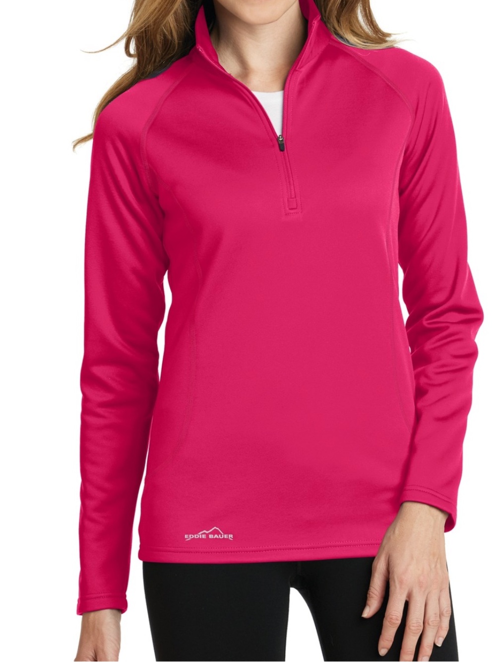 Eddie Bauer Women’s XS Half Zip Base Layer Fleece Top NWT